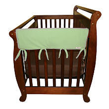 Trend Lab Crib Wrap Convertible Crib Side Rail Guards - Sage