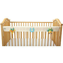 Leachco OrganicSmart Easy Teether Crib Teething Rail Cover - Ivory