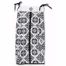 Trend Lab Versailles Black and White Diaper Stacker