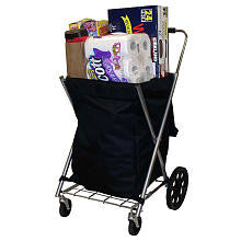 Narita Trading Company Canvas Shopping Cart - Black