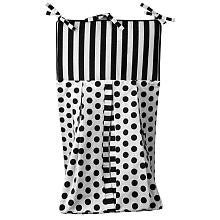 Tadpoles Damask Diaper Stacker - Black/White