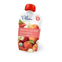 Plum Organics Second Blends Baby Food Peach Apricot & Banana - 4 Ounce