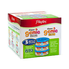 Playtex Diaper Genie Refill 3 Pack - 810 Count