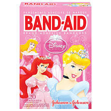 Johnson & Johnson Disney Princess Band Aids 20-Count