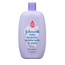 Johnson & Johnson Baby Bedtime Bubble Bath & Wash - 28 Ounce