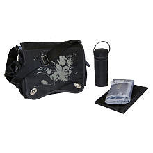 Kalencom Sam's Messenger Bag - Black Screened