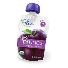 Plum Organics Just Fruit Baby Food Prunes - 3.5 Ounce