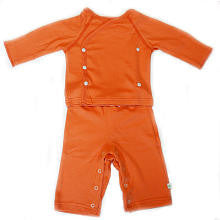 Baby Star Soy Organic Kimono Set (0-3 Months) Tangerine