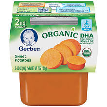 Gerber Organic 2nd Foods Sweet Potato 2-Pack Baby Food - 3.5 Ounce