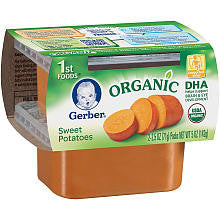 Gerber Organic 1st Foods Sweet Potato 2-Pack Baby Food - 2.5 Ounce