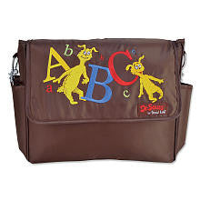 Trend Lab Dr. Seuss ABC Messenger Style Diaper Bag - Brown