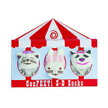 Zooni's Confeeti 3D Girls 3 Piece Sock Gift Set