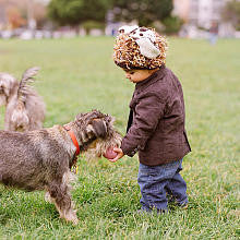 Zooni Boys Mop Top Animal Hat - Puppy Love