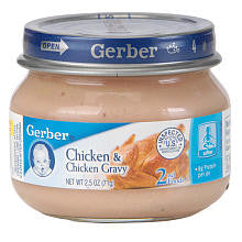 Gerber Foods 2nd Stage Chicken Baby Food - 2.5 Ounce