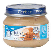 Gerber Foods 2nd Stage Turkey Baby Food - 2.5 Ounce