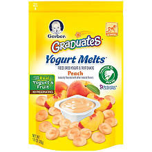 Gerber Graduates Yogurt Melts Peach