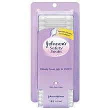 Johnson & Johnson Safety Swabs 185-Count