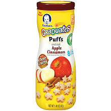 Gerber Graduates Puffs Apple Cinnamon