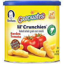 Gerber Graduates Lil' Crunchies Garden Tomato Snacks - 1.48 Ounce