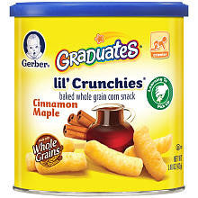 Gerber Graduates Lil' Crunchies Cinnamon Maple