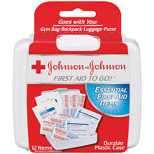 Johnson & Johnson First Aid Mini To Go Kit