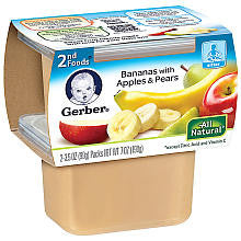 Gerber 2nd Foods Banana with Apple & Pear 2-Pack