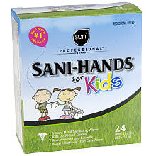 Nice-Pak Kids Sani Hand Wipes - 24 Count