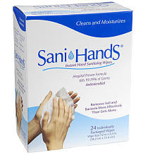 Nice-Pak Kids Sani-Hand Wipes - 24 Count