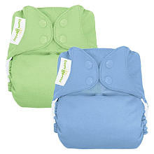 BumGenius 4.0 One Size Grasshopper & Twilight Snap Cloth Diaper Boy - 2-Pack