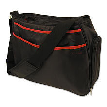 Trend Lab Black and Red Ultimate Diaper Bag