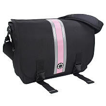 DadGear DaisyGear Messenger - Pink Center Stripe