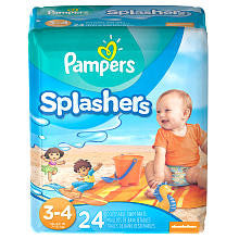 Pampers Splashers Size 3/4 Swim Pants - 24 Count