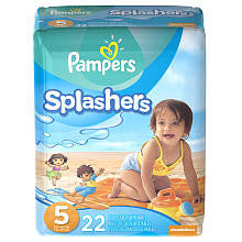 Pampers Splashers Size 5 Swim Pants - 22 Count