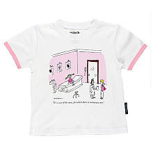 Silly Souls Girls The New Yorker Baby Collection Girls "Case of the Cutes" T Shirt- Kids