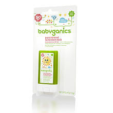 BabyGanics Pure Mineral Sunscreen Stick SPF 50+ - 0.47 Ounce