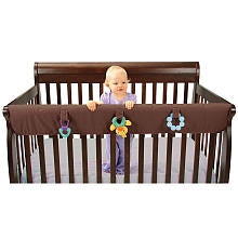 Leachco Easy Teether XL Convertible Crib Teething Rail Cover - Brown