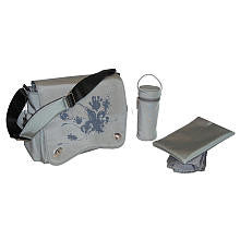 Kalencom Sam's Messenger Diaper Bag - Grey