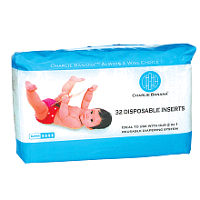 Charlie Banana Disposable Diaper Inserts - 32 Pack